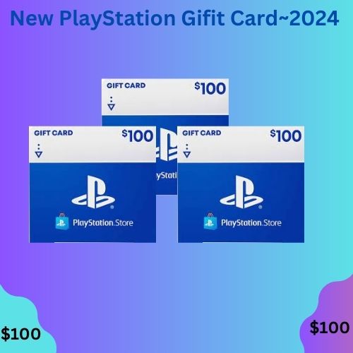 New PlayStation Gift Card~2024